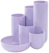 HAN Multipot à crayons CAMPUS, 6 pots, violet pastel