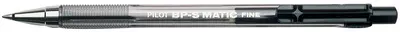 PILOT Stylo à bille rétractable BPS-Matic Fine, noir