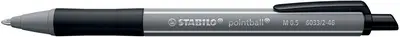 STABILO Stylo à bille rétractable pointball colorful, bleu