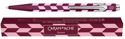 CARAN D'ACHE Stylo à bille 849 MOSAIC, rouge grenat