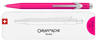 CARAN D'ACHE Stylo à bille 849 POPLINE FLUO, rose