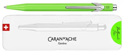 CARAN D'ACHE Stylo à bille 849 POPLINE FLUO, vert