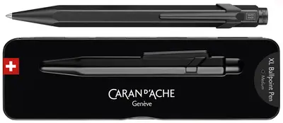 CARAN D'ACHE Stylo à bille 849 XL BLACK CODE, noir