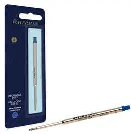 WATERMAN Recharge grand volume pour stylo bille, F, noir