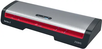 GBC Plastifieuse 250HS, jusqu'au format A3,noir/argent/rouge