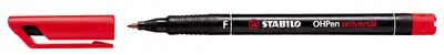 STABILO Feutre pour films OHPen universal, permanent, rouge