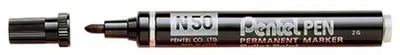 Pentel Marqueur permanent Pentel PEN N50, noir