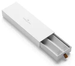 FABER-CASTELL Etui d'outils d'écriture design, blanc