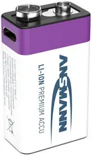 ANSMANN Pile Li-Ion E-Block avec prise USB-C femelle