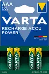 VARTA Pile NiMH "Rechargeable Accu", Micro (AAA), 800 mAh