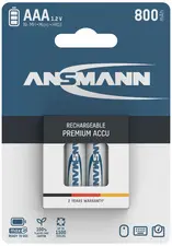ANSMANN Pile rechargeable NiMH maxE, Micro (AAA), 800 mAh