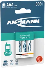 ANSMANN Pile rechargeable NiMH, maxE Micro AAA, 800 mAh