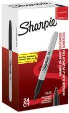 Sharpie Marqueur permanent FINE, Value pack, noir