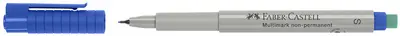 FABER-CASTELL Marqueur NonPermanent MULTIMARK S, bleu
