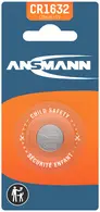 ANSMANN Pile bouton au lithium CR1632, 3 Volt, blister d'1