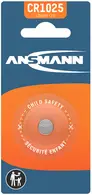 ANSMANN Pile bouton au lithium CR1025, 3 Volt, blister d'1