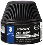 STAEDTLER Flacon de recharge Lumocolor, permanent, noir