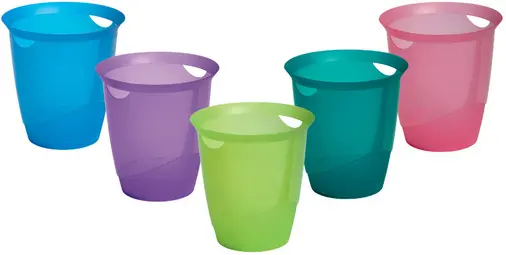 DURABLE Corbeille à papier TREND, 16 litres, bleu
