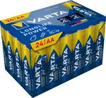 VARTA Pile alcaline Longlife Power, Mignon (AA), 24 pièces
