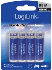 LogiLink Pile alcaline "Ultra Power", Mignon (AA/LR6)