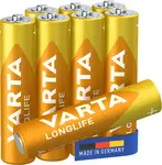 VARTA Pile alcaline "Longlife", Micro AAA