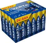 VARTA Pile alcaline Longlife Power, Micro (AAA), 24 pièces