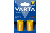 VARTA Pile alcaline Longlife, Baby (C/LR14), par 2
