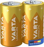 VARTA Pile alcaline Longlife, Baby (C/LR14), par 4