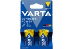 VARTA Pile alcaline Longlife Power, Baby (C), 2 pièces