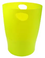EXACOMPTA Corbeille à papier ECOBIN, 15 litres, vert anis
