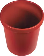 helit Corbeille à papier "the german", 18 litres, PE, rouge
