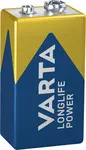 VARTA Pile alcaline Longlife Power, E-Bloc (9V/6LR61)