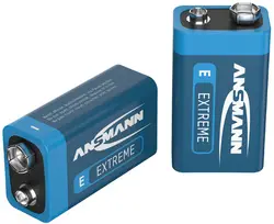 ANSMANN EXTREME LITHIUM E-bloc 9V (6AM6), 10,8V, 600 mAh