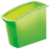 HAN Corbeille à papier MONDO, PP, 18 litres,vert translucide