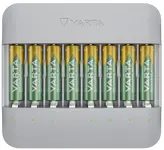 VARTA Chargeur ECO Charger Multi Recycled, 8x AA incluses