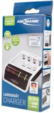 ANSMANN Chargeur rapide Comfort Smart, blanc/noir