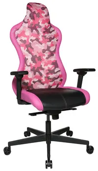 Topstar Chaise de bureau "Sitness RS Sport Plus", noir/rose