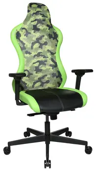 Topstar Chaise de bureau "Sitness RS Sport Plus", noir/vert