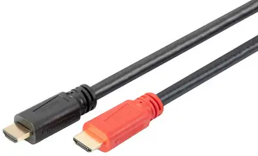 DIGITUS Câble HDMI pour écran, avec amplificateur, 15,0 m