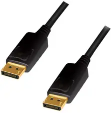 LogiLink Câble de connexion DisplayPort, noir, 7,5 m