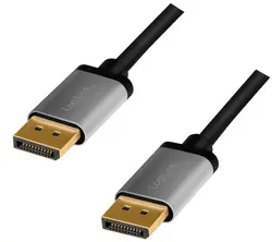 LogiLink Câble DisplayPort 1.2, fiche mâle - mâle, 1,0 m