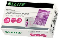 LEITZ Pochette de plastification, 54 x 86 mm, 250 microns
