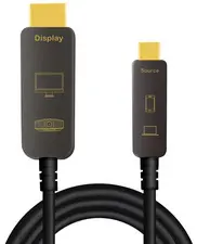 LogiLink Câble de fibre optique hybride USB-C AOC, 10 m
