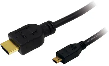 LogiLink Câble HDMI, A mâle - micro D mâle, 1 m