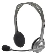 Logitech Casque stéréo H110, 2 fiches jack de 3,5 mm,