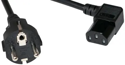LogiLink Câble de courant contact de securité, 2,0 m