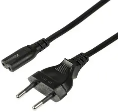 LogiLink Câble d'alimentation, prise euro - IEC C7, 1 m