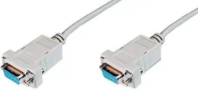 DIGITUS Câble de raccordement zéro modem, 9 broches Sub-D