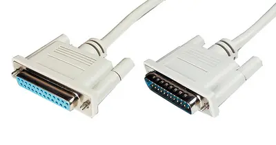 DIGITUS Câble Sub-D 25 broches, mâle - femelle, 2,0 m