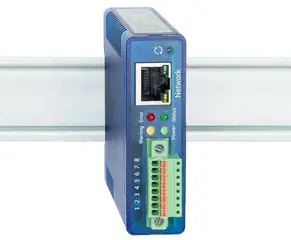 W&T Web-IO 4.0 analogique 0-10V, PoE, IP20, bleu